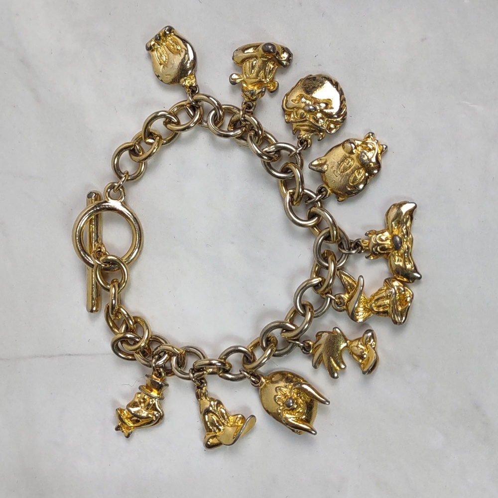 Vintage Warner Bros Looney Tunes Charm Bracelet